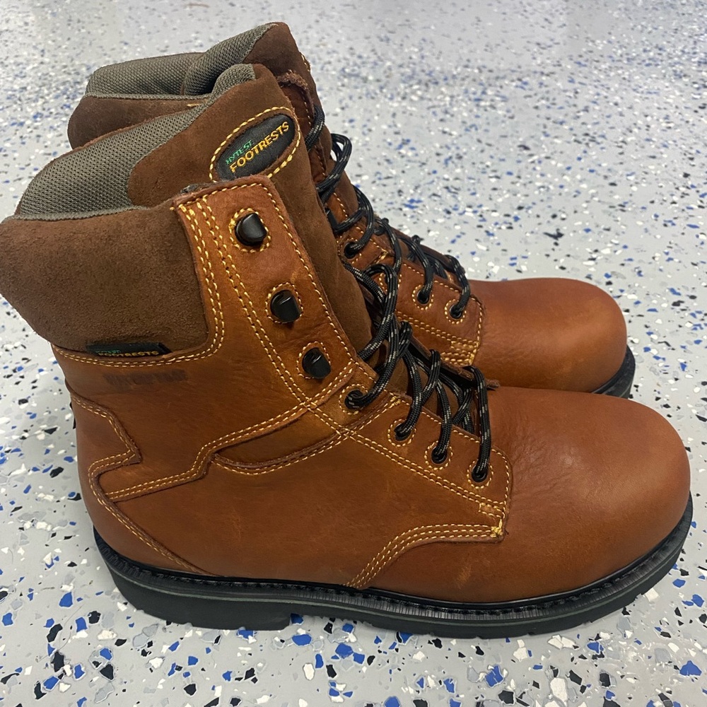 FootRests Waterproof Metatarsal Guard Composite Toe 8" Work Boot (K24181) S 9.5D